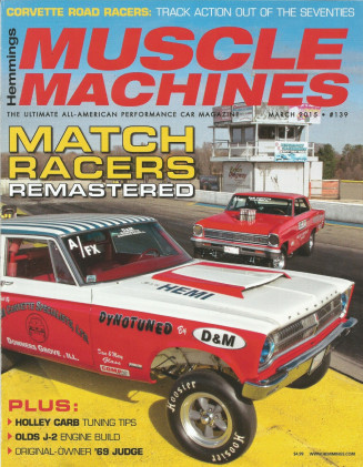 HEMMINGS MUSCLE MACHINES 2015 MAR - XR-7, JUDGE, J-2 GOLDEN ROCKET